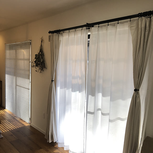 Ikea イケア 通販 Hannalill ハナリル カーテン1組 ベージュ A のレビュー クチコミとして参考になる投稿2枚 Roomclip ルームクリップ