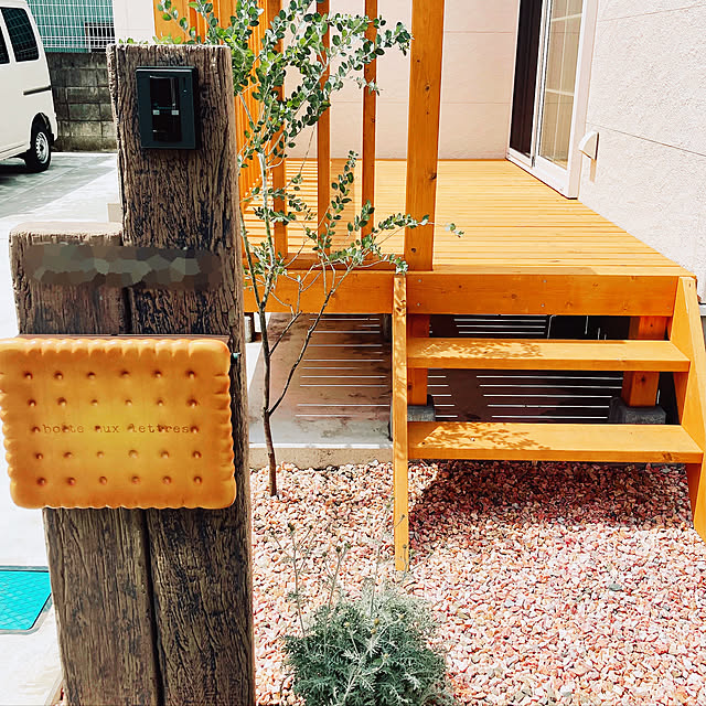 写真付きレビュー 郵便ポスト 壁付け 可愛い 郵便受け ビスケット おしゃれ カフェスタイル ナチュラル 大人可愛いポストの通販商品 口コミ情報 Roomclipショッピング