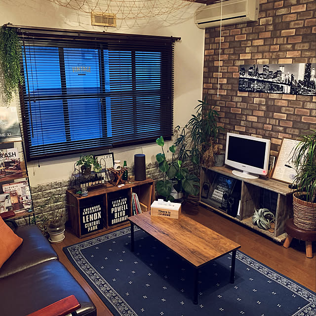 写真付きレビュー ニトリ 木目ブラインド リンクス3 Dbr 130x138 の通販商品 口コミ情報 Roomclipショッピング