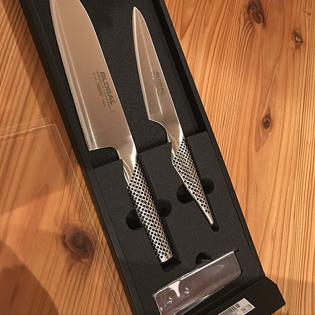Global 包丁 日本製 三徳3点セット 3大おまけ特典 三徳包丁 18cm ぺティーナイフ スピードシャープナー 包丁セット グローバル 三徳3点セット Gst B46 のレビュー クチコミとして参考になる投稿31枚 Roomclip Item