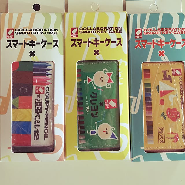 スマートキー スマートキーケース スマートキーカバー キーケース トヨタ ホンダ 日産 マツダ スズキ 三菱 スバル ダイハツ かわいい おしゃれ レディース くるま クルマ 鍵 Nbox ハスラー ワゴンr スイフト タント ラパン ケース カバー クレヨン柄 クレパス 柄 クーピー