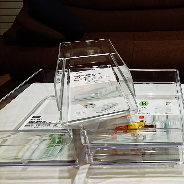 ニトリ 冷蔵庫整理トレー 浅型 S のレビュー 口コミとして参考になる投稿19枚 Roomclip ルームクリップ