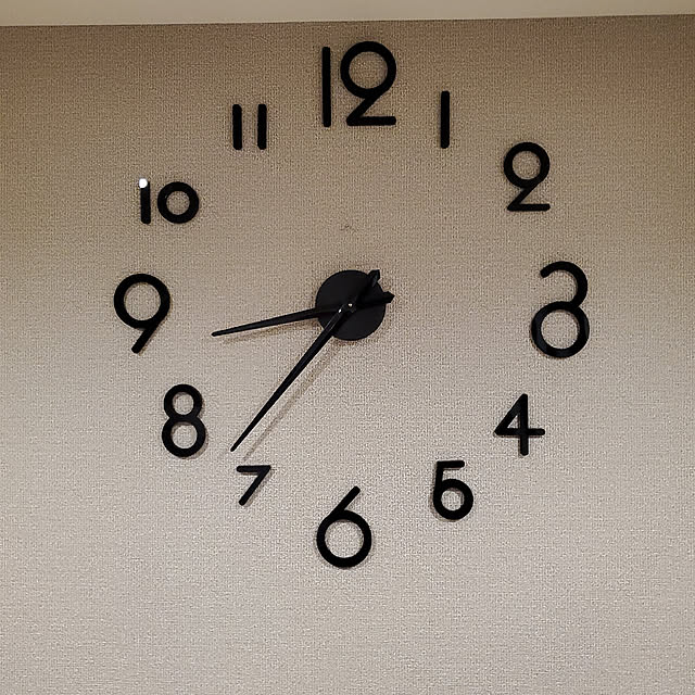 送料無料 あす楽 土日祝も発送 Diy ウォールクロック 壁に貼れる 時計 壁に貼る 北欧 特大 時計 貼る時計 ウォールアート 子供部屋 文字 ステッカー ブラック クロック 壁 シール デコレーション 店舗 壁紙 オフィス 壁掛け時計 Diyビッグウォールクロックの