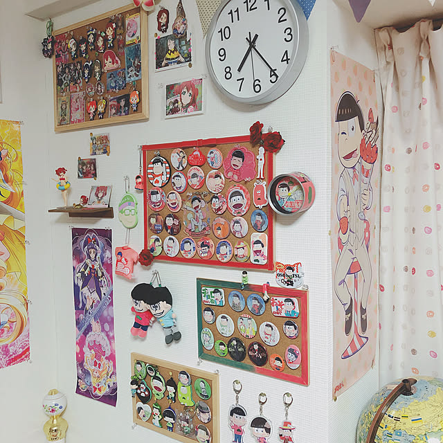 ラブライブ！サンシャイン！！/おそ松さん/オタク部屋/痛部屋/おたく部屋/壁/天井のインテリア実例 20180929 192530