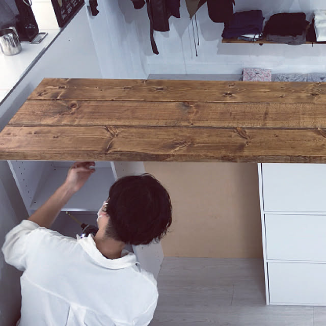 キッチン カウンターテーブル カラーボックス Diy カウンターキッチン 2 8材 などのインテリア実例 18 12 08 03 17 15 Roomclip ルームクリップ キッチン カウンターテーブル カラーボックス Diy カウンターキッチン 2 8材 などのインテリア実例 18 12 08 03 17 15 Roomclip ルームクリップ