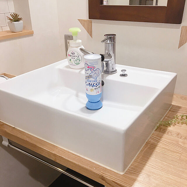 日本初の アース製薬 ラクハピ マッハ泡バブルーン洗面台ノ排水管