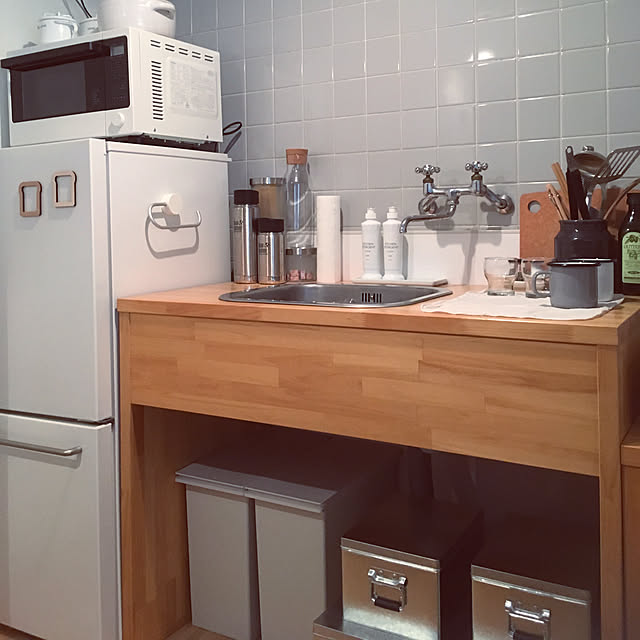 キッチン/DANSK/IKEA/一人暮らし 賃貸/無印良品/1R...などのインテリア実例 20180603