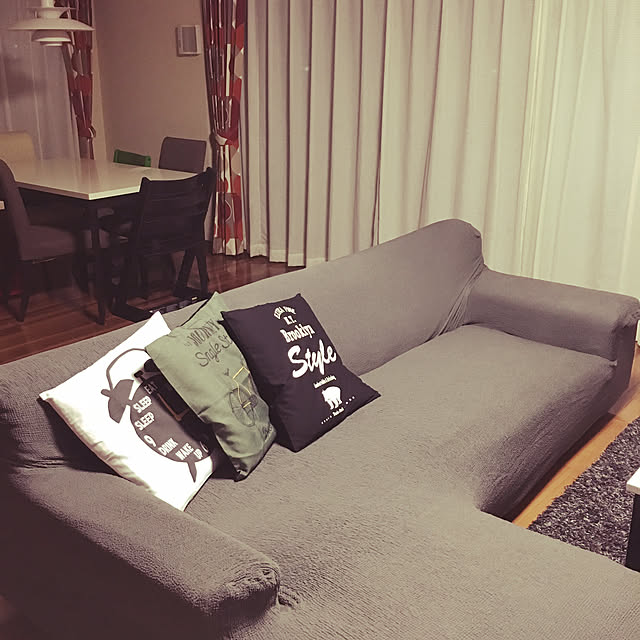 Fits ソファーカバー L字 L字型 L型 肘付き 4人掛け ストレッチ 伸縮 洗える カウチ カバー 大型 フィット コーナーカバー キズ防止 汚れ防止 ソファー保護 模様替え ソファー用カバーのレビュー クチコミとして参考になる投稿22枚