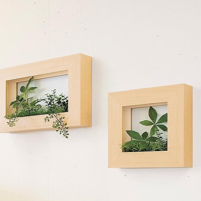 造花グリーン デザインポット 26x26x6cm 壁掛け おしゃれ フェイク ウォールグリーン 壁 額縁 玄関飾り アートパネル トイレ グリーン 壁飾り モダン フェイクグリーン インテリア 室内 プランター グリーンパネル ウォール 雑貨 観葉植物 リビング ナチュラル おすすめ