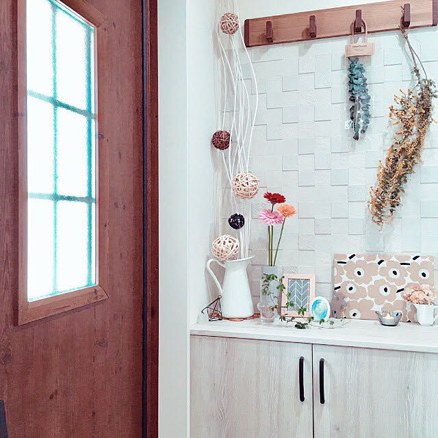 Ikea 子どもがいる家 玄関飾り 北欧風 北欧 などのインテリア実例 21 04 09 14 41 55 Roomclip ルームクリップ