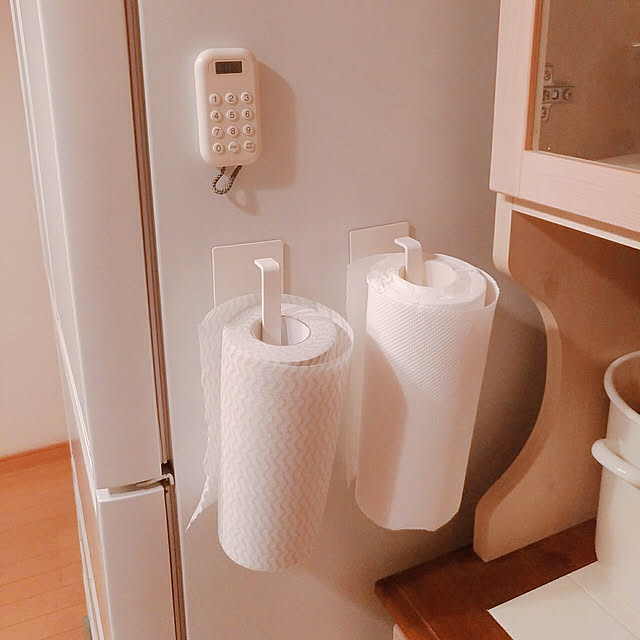 ニトリ マグネットキッチンペーパーホルダー Bk のレビュー 口コミとして参考になる投稿10枚 Roomclip ルームクリップ