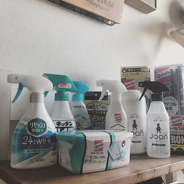 クイックル ジョアン 除菌スプレー 本体 300ml クイックル 抗菌 安心 赤ちゃん Joan のレビュー クチコミとして参考になる投稿557枚 Roomclip ルームクリップ