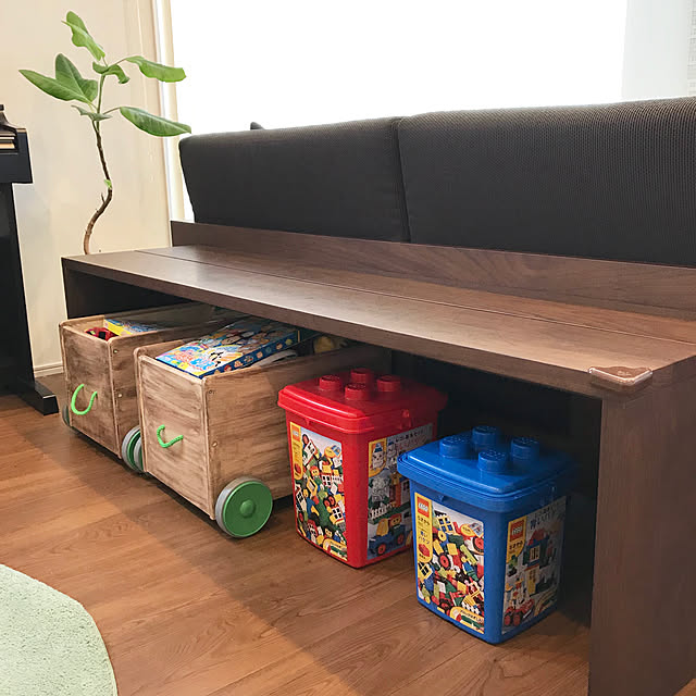 写真付きレビュー Ikea イケア 通販 Flisat フリサット おもちゃ収納 キャスター付き C の通販商品 口コミ情報 Roomclipショッピング