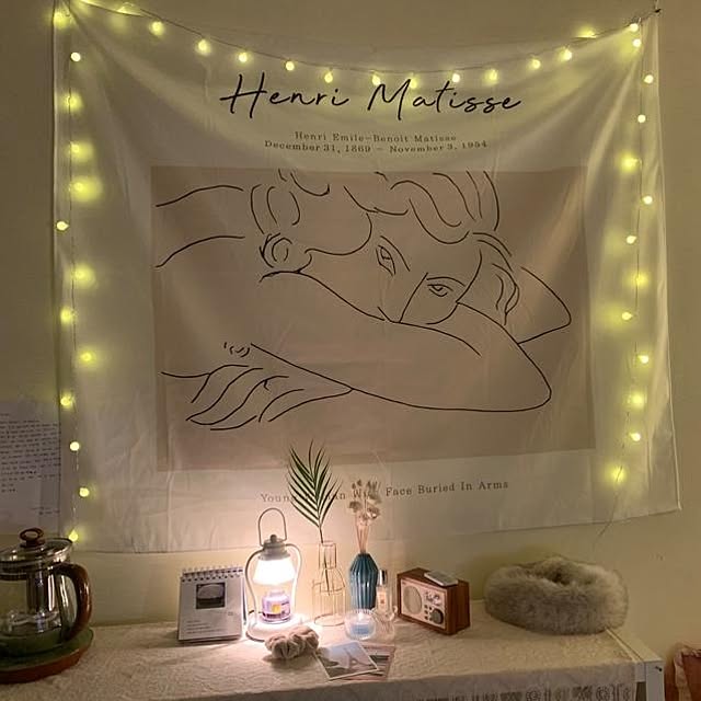写真付きレビュー スーパーセール期間中10 Off タペストリー マティス 若い女性 150x130cm ポスター おしゃれ インテリア 布 景色 背景布 インスタ映え 目隠し 大きい 背景 アート ファブリックポスター 部屋 韓国インテリア 名画 サンサンフーの通販商品 口コミ情報