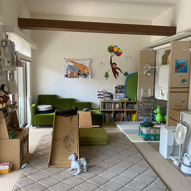 写真付きレビュー Punnyほいく すべり台 大きい 大 キッズ 子ども 大人も乗れる 耐荷重 ダンボール 遊具 大型 ロング 長い 日本製 段ボール キット 組立て 子供 おもちゃ ギフト 孫 プレゼント 室内 運動 工作 すべりだい 遊び 託児 誕生日 トミタパックス 幼児 小学生