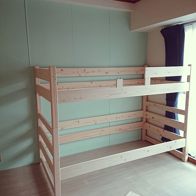 39900円 欲しいの 国産 コンパクト 二段ベッド CUOPiO クオピオ SSS ヒノキ 檜 木製 二段ベット 2段ベッド 2段ベット ロータイプ 子供用ベッド 子供部屋 おしゃれ 大型