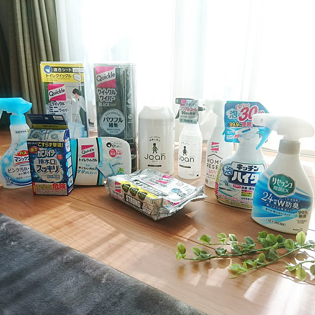 クイックル ジョアン 除菌スプレー 本体 300ml クイックル 抗菌 安心 赤ちゃん Joan のレビュー クチコミとして参考になる投稿557枚 Roomclip ルームクリップ