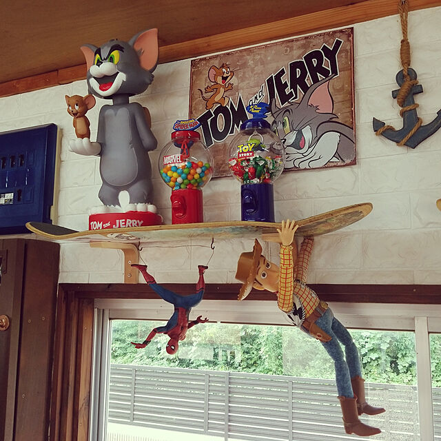 De Sign トム ジェリー レトロシリーズ Tom Jerry アメリカンブリキ看板のレビュー 口コミとして参考になる投稿2枚 Roomclip ルームクリップ