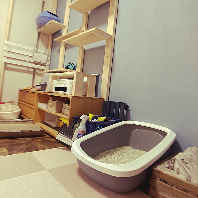 写真付きレビュー 猫トイレ 大型 大きい猫 トイレ 洗いやすい シンプル おしゃれ 送料無料 ネコトイレ Savic サヴィッチ アセオジャンボ ホワイト モカの通販商品 口コミ情報 Roomclipショッピング