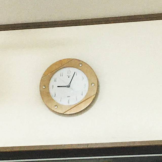 時計 壁掛け オシャレ 電波 北欧 おしゃれ 掛け時計 天然木掛け時計 32cm クロック かけ時計 壁掛け時計 インテリア 家具のレビュー クチコミとして参考になる投稿1枚 Roomclip Item
