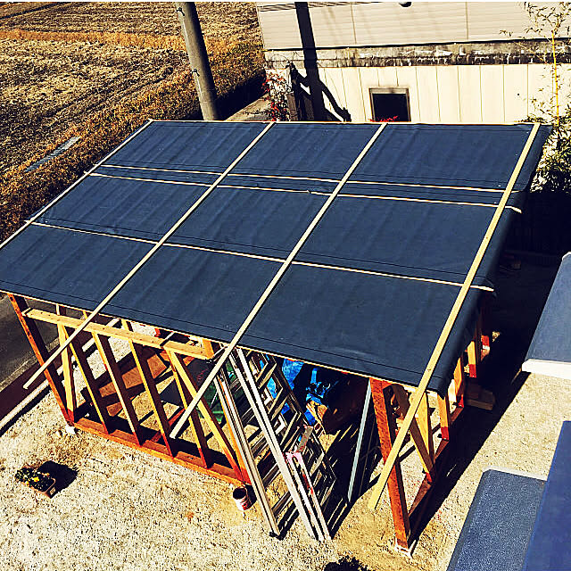 片流れ屋根 小屋diy 物置diy 小屋作り 自作のインテリア実例 19 01 30 09 48 30 Roomclip ルームクリップ