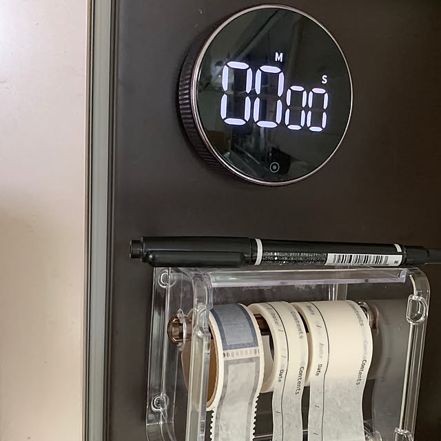Oveki 007 Oveki キッチンタイマー マグネット付 ワンボタン操作デジタル カウントダウンタイマー最大セット99分 音量切替機能 き タイマー 料理 学習用 時間管理 ブラックのレビュー 口コミとして参考になる投稿2枚 Roomclip ルームクリップ