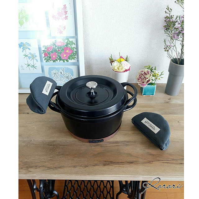 配送日指定可 バーミキュラ オーブンポットラウンド 26 美品☆ポット