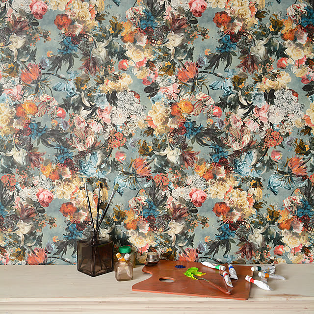 楽天カードでポイント最大45倍 12 10限定 数量限定 花柄の壁紙はってはがせる 輸入 壁紙ドイツ製 ラッシュ Passepartout 1ロール 53cm 10m 単位で販売フリース壁紙 不織布 のレビュー クチコミとして参考になる投稿8枚 Roomclip ルームクリップ