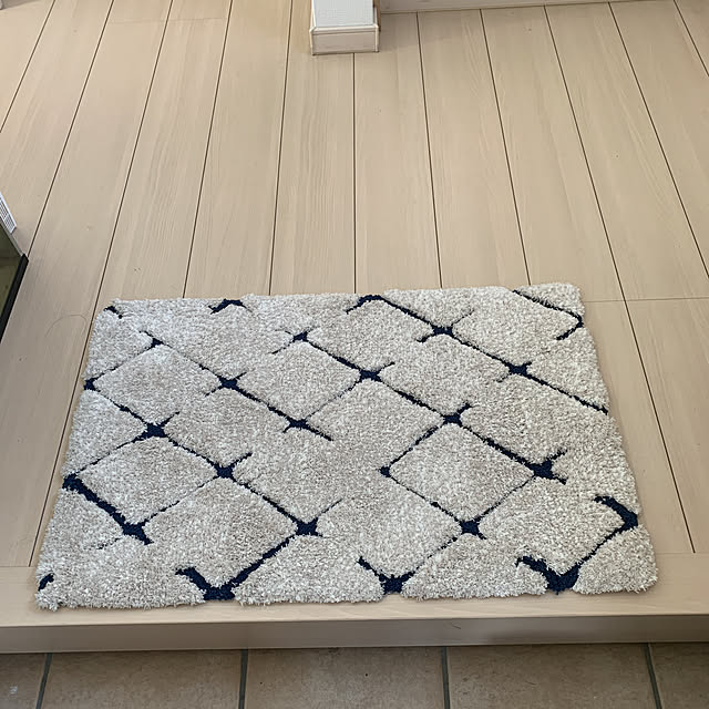 玄関マット 室内 おしゃれ 北欧テイスト 小さめ 柄 ダイヤ ジオメトリック ミニ 高級感 長方形 玄関ラグ ラグ カーペット 厚手 柄 マット 80 50 シャギーラグ デザイン 絨毯 一人暮らし デスク下ラグのレビュー クチコミとして参考になる投稿8枚 Roomclip ルーム