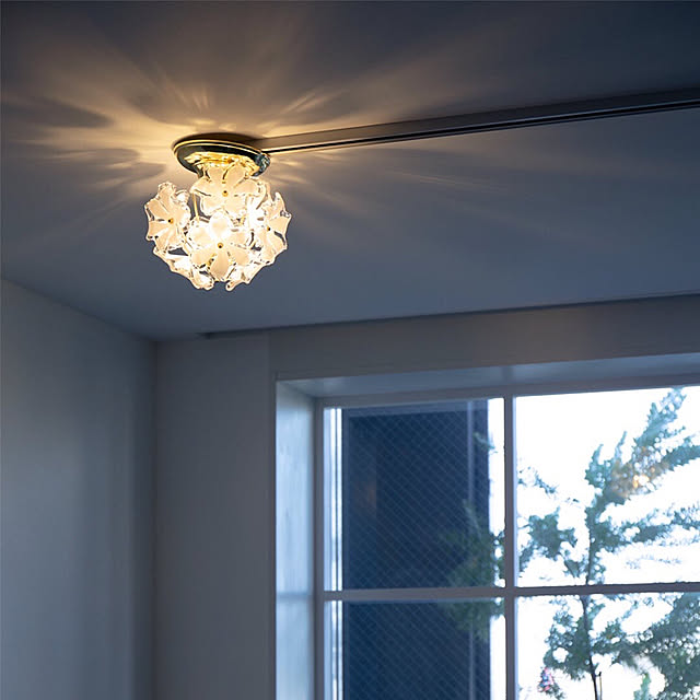 シーリングライト 1灯 ブルームプチシーリングライト Bloom Petitceilinglight キシマ Kishima 照明器具 シャンデリア 天井照明 花柄 プルメリア 玄関 内玄関 階段 トイレ おしゃれ かわいい アンティーク 居間用 ライト 電気 リビング用 インテリア 子供部屋 テレワーク