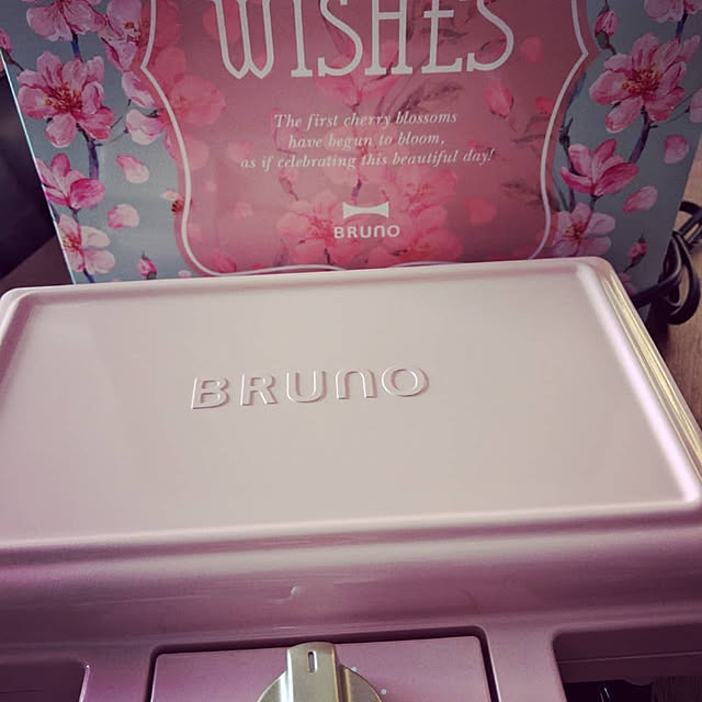 限定springスリーブ付 Bruno ホットサンドメーカー ダブル ペールピンク Boe044 Gift Sakuraのレビュー クチコミとして参考になる投稿1枚 Roomclip ルームクリップ
