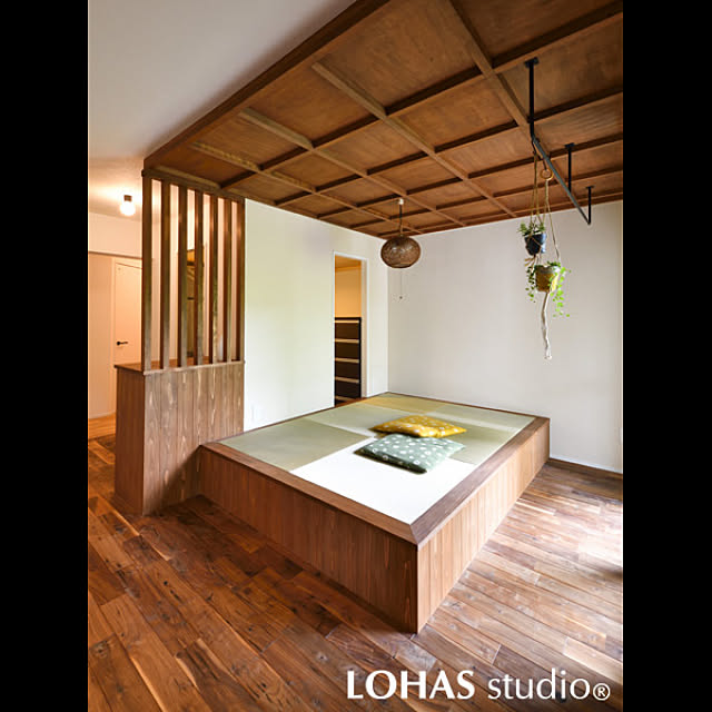 小上がり 無垢フローリング ブラックウォールナット 和 ロートアイアンのインテリア実例 19 09 24 15 25 47 Roomclip ルームクリップ