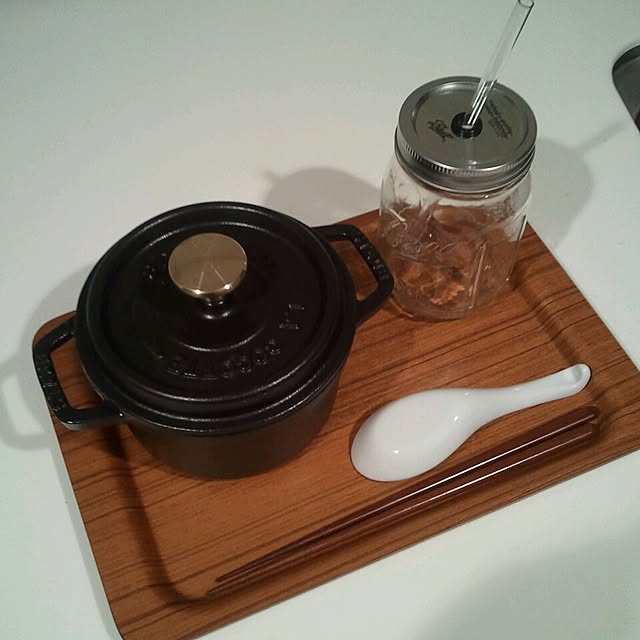 サイトーウッド トレイ 長方形 1006チークグレイン 32 21 プライウッド Saito Wood お盆 おぼん のレビュー クチコミとして参考になる投稿2枚 Roomclip Item