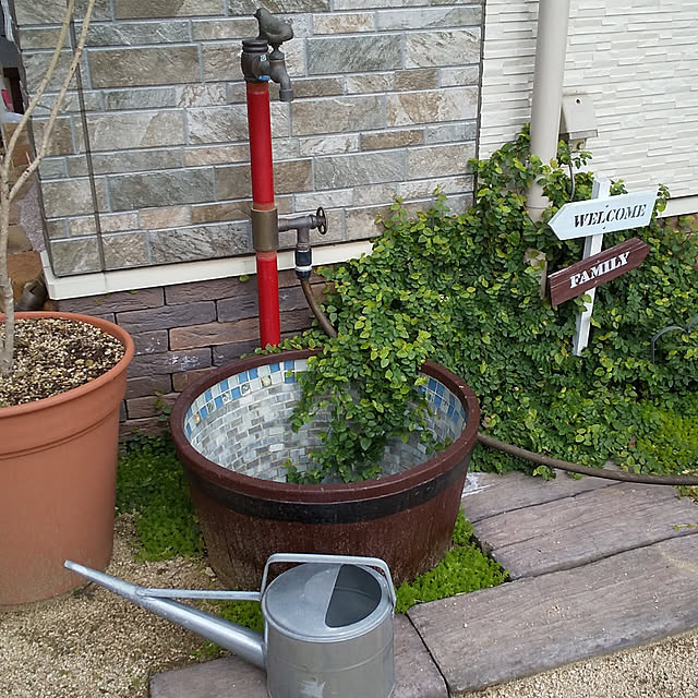 写真付きレビュー 尾上製作所 じょうろ トタン ジョウロ 4l おしゃれ アンティーク かわいい 散水 ジョーロ 園芸 如雨露 ブリキの通販商品 口コミ情報 Roomclipショッピング