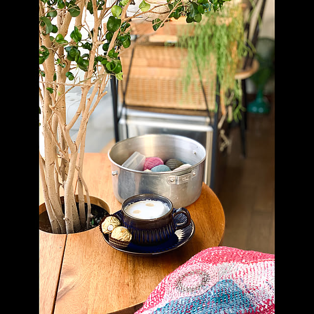 弘益 プランツテーブル 60cm Plants Table 大 観葉植物 ウッド ミニテーブルのレビュー・口コミとして参考になる投稿7枚