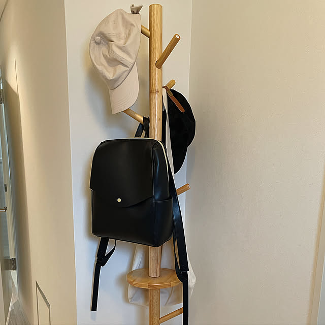 木製 ポールハンガー おしゃれ家具 ハンガーラック 小枝ハンガー スリム 省スペース ポールハンガー ハンガーポール 天然木 リビング 玄関 寝室 コート掛け コートスタンド 収納 白 シンプル 北欧 モダン 洋服掛け おしゃれ かわいい 一人暮らしのレビュー クチコミ