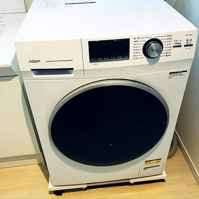 アクア Aqua ドラム式全自動洗濯機 Aqw Fv800e W のレビュー 口コミとして参考になる投稿21枚 Roomclip Item