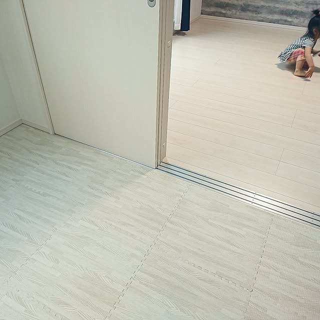 送料無料 おしゃれ木目調 ジョイントマット 45cm 48枚 6畳