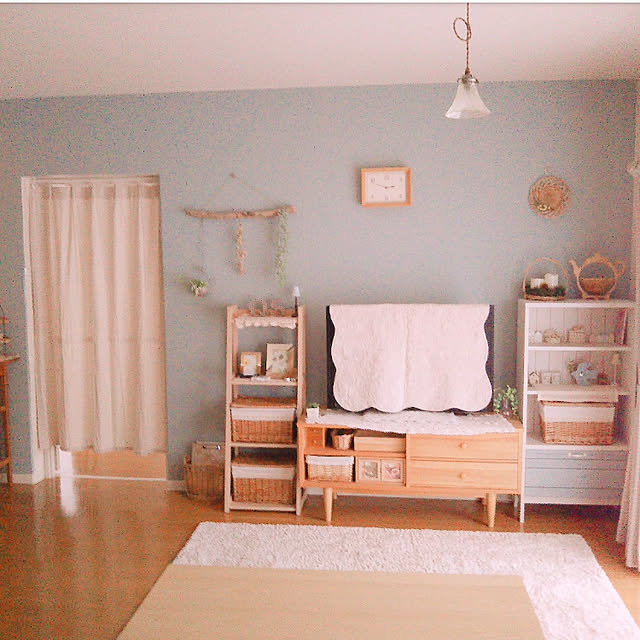 写真付きレビュー ニトリ フリーラック マリーナ 1260h Ww Bl の通販商品 口コミ情報 Roomclipショッピング