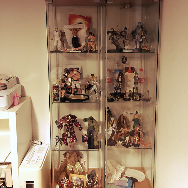 Ikea イケア 通販 Detolf デトルフ ガラス扉キャビネット ブラックブラウン D 代引不可商品 のレビュー クチコミとして参考になる投稿17枚 Roomclip ルームクリップ