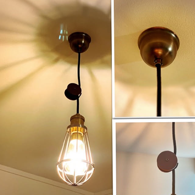 コードリール メタル アンティークブラック おしゃれ アンティーク レトロ 照明 コード調整 ペンダントライト Ampのレビュー クチコミとして参考になる投稿10枚 Roomclip ルームクリップ