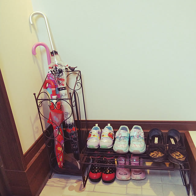 写真付きレビュー 伸縮シューズラック 積み重ねて使える の通販商品 口コミ情報 Roomclipショッピング