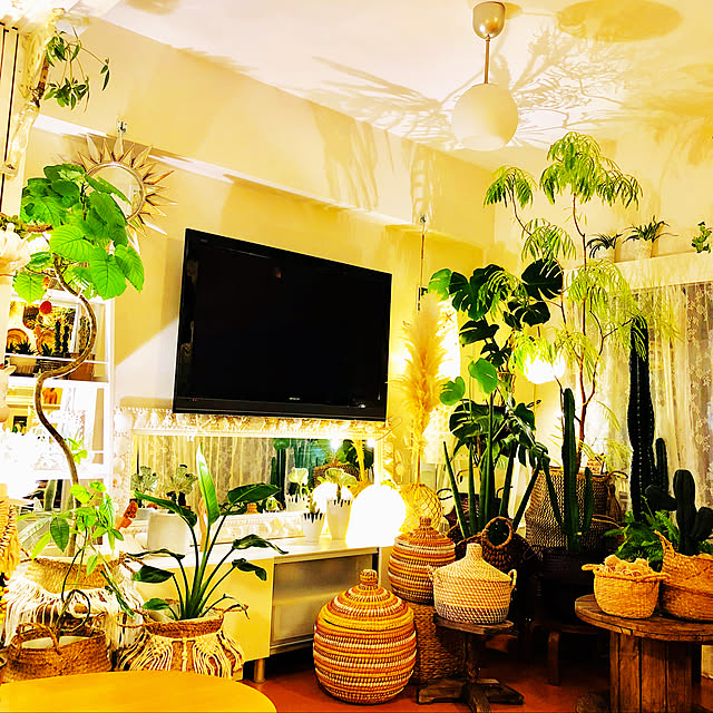 エバーフレッシュ 180cm ネムノキ 造花 樹木 人工観葉植物 1 8m 配送 インテリア おしゃれ 室内 大型 装飾 造木 作り物 フェイク グリーン のレビュー クチコミとして参考になる投稿枚