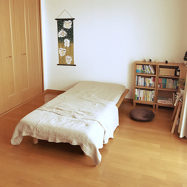 現金特価 コーナー用 無印良品 奥行き22cm オーク材 薄型ラック 棚