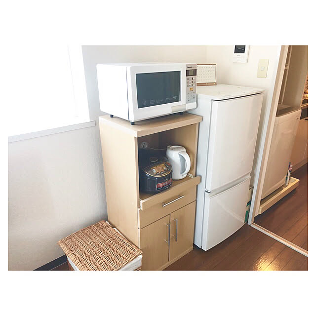 キッチン/ニトリ/炊飯器/冷蔵庫/レンジ台&hellip;などのインテリア実例 20180720 175236 ｜ RoomClip（ルーム