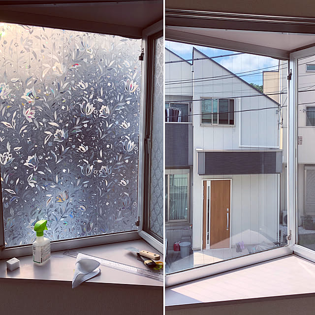 Homein Co Ltd Homein 窓ガラス目隠しシート ステンドグラスシール Uvカット 断熱 水で貼る 剥がせる 貼り直し可 網入りガラス ペアガラス 賃貸適用 ガラス飛散防止 結露防止 おしゃれ花柄 虹色 90x0cmのレビュー 口コミとして参考になる投稿4枚 Roomclip ルーム Homein Co Ltd Homein 窓ガラス目隠しシート ステンドグラスシール Uvカット 断熱 水で貼る 剥がせる 貼り直し可 網入りガラス ペアガラス 賃貸適用 ガラス飛散防止 結露防止 おしゃれ花柄 虹色 90x0cmのレビュー 口コミとして参考になる投稿4枚 Roomclip ルーム
