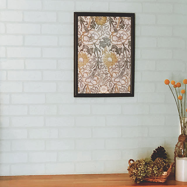 写真付きレビュー 壁紙 のり付き 西海岸風 レンガ クロス ホワイトレンガ ミントグリーン 水色 白 シャビーシック アンティーク調レンガ おしゃれ 壁紙 サーフ系 壁紙張り替え Diy リフォーム アクセントクロス 国産壁紙 生のり付き壁紙 壁リフォーム リメイクの通販商品