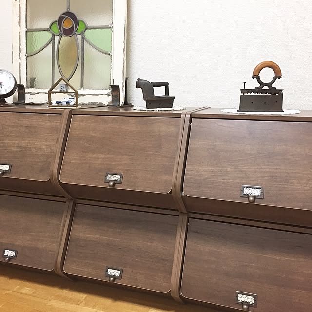 アイリスオーヤマ スタックボックス 扉付き Stb 400d ブラウン 1コ入 のレビュー クチコミとして参考になる投稿36枚 Roomclip Item