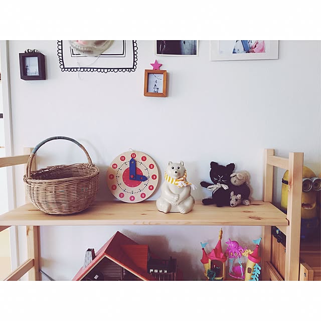 ナチュラル/シンプル/無印良品/子供部屋/キッズコーナー/棚のインテリア実例 20160910 082447 ｜ RoomClip