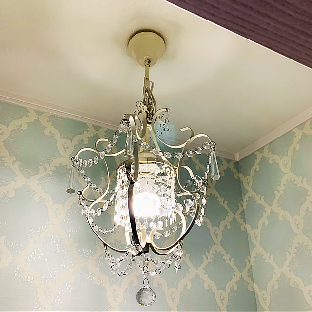 写真付きレビュー シャンデリア ペンダントライト シャンデリア アンティーク シャンデリア シンプル シャンデリア 可愛い シャンデリアライト 1灯の通販商品 口コミ情報 Roomclipショッピング